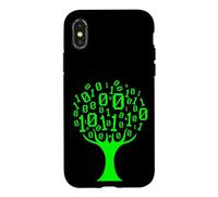 Custodia per iPhone X/XS Albero binario Computer Coding Web Developer Programmatore Coder