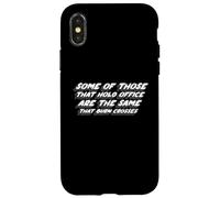 Custodia per iPhone X/XS Alcuni di quelli che ricoprono la carica sono gli stessi che bruciano la croce