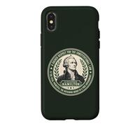 Custodia per iPhone X/XS Alexander Hamilton Quote Importanza del diritto costituzionale