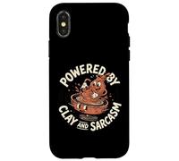 Custodia per iPhone X/XS Alimentato da Clay And Sarcasm Pottery Thrower