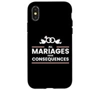 Custodia per iPhone X/XS All Marriages Have Consequences Officially Divorced Woman