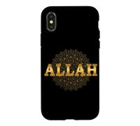 Custodia per iPhone X/XS Allah Arte araba Mandala Islamica per musulmani