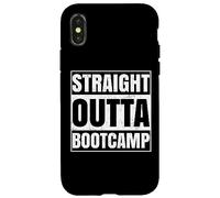 Custodia per iPhone X/XS Allenamento divertente del Boot Camp Straight Outta