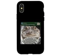Custodia per iPhone X/XS Alligator C'è movimento alla tua porta di casa Coccodrillo sciocco