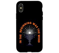 Custodia per iPhone X/XS All'inizio era la parola Challice Design