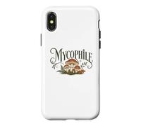 Custodia per iPhone X/XS Amante dei funghi Mycophile Goblincore Cottagecore Nature Art
