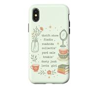 Custodia per iPhone X/XS Amante dei libri di antiquariato del negozio dell'usato