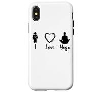 Custodia per iPhone X/XS Amante dello yoga - Amo lo yoga