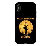 Custodia per iPhone X/XS Ambasciatori amano il cervello Halloween