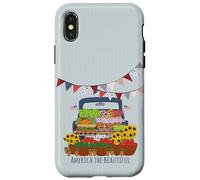 Custodia per iPhone X/XS America il bellissimo mercato degli agricoltori