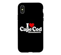Custodia per iPhone X/XS Amo il cuore Cape Cod Massachusetts