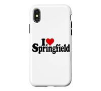 Custodia per iPhone X/XS AMO LA CITTÀ DI HEART SPRINGFIELD