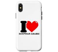 Custodia per iPhone X/XS Amo l'arabo egiziano