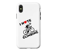 Custodia per iPhone X/XS Amo/Odio l'arrampicata in bicicletta