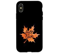 Custodia per iPhone X/XS Amore autunnale "Innamorarsi"