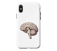 Custodia per iPhone X/XS Anatomico Cervello Neurologia Anatomia Umana Studente di Medicina