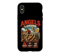 Custodia per iPhone X/XS Angels Landing Zion Hiker Sicurezza