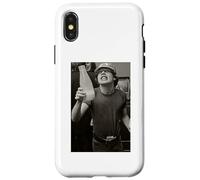 Custodia per iPhone X/XS Angus Young ACDC Thunderstruck chitarrista di Dick Barnatt