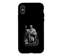 Custodia per iPhone X/XS Antica Roma Filosofo Oratore Cicerone Statua