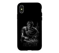 Custodia per iPhone X/XS Antico Dio Romano GIOVE Tuono Mitologia dell'aquila romana
