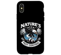 Custodia per iPhone X/XS Appassionati di Nature's Pest Control Gopher Hawk