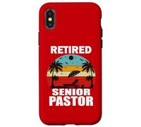 Custodia per iPhone X/XS Apprezzamento del predicatore pastore senior in pensione