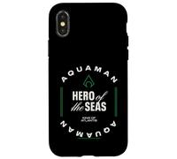 Custodia per iPhone X/XS Aquaman Eroe dei mari Re di Atlantide Comics DC