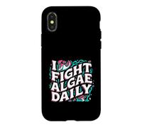 Custodia per iPhone X/XS Aquarium Hobbyist I Fight Algae Daily