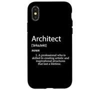 Custodia per iPhone X/XS Architect Definition For Student Pro Architectural Engineers
