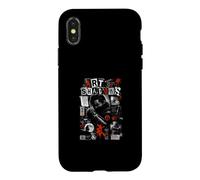 Custodia per iPhone X/XS Arte Delle Ombre Ninja Samurai Stealth Warrior