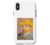 Custodia per iPhone X/XS Artista con cappello di paglia 1887 Vincent Gogh Opera