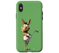Custodia per iPhone X/XS asini da golf
