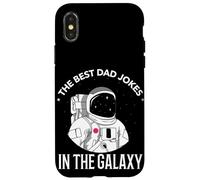 Custodia per iPhone X/XS Astronauta Space Lover Le migliori battute di papà della galassia