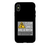 Custodia per iPhone X/XS Astrophotography Clear Skies Are A Myth Telescope Obsession