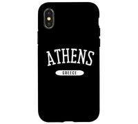 Custodia per iPhone X/XS Athens Camicia Classic Style Atene Grecia