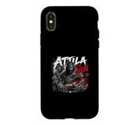 Custodia per iPhone X/XS Attila The Hun dalle steppe We Rise World Burns