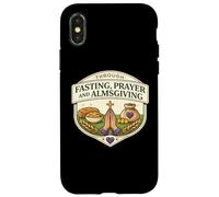 Custodia per iPhone X/XS Attraverso la preghiera a digiuno e l'elemosina cristiana ortodossa