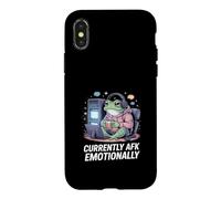 Custodia per iPhone X/XS Attualmente Afk Emotivamente Gamer Frog