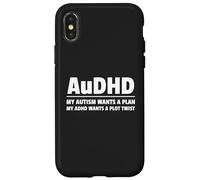 Custodia per iPhone X/XS AuDHD Autismo ADHD Menti neurodivergenti