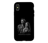 Custodia per iPhone X/XS Augusto e Livia Antico Romano Sacro Impero Storia