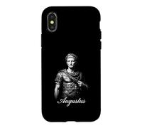 Custodia per iPhone X/XS Augusto Imperatore Romano Antica Roma Cesare Statua