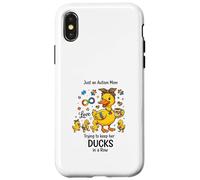 Custodia per iPhone X/XS Autism Mom Autism Awareness Gift Humor Therapy Caregiver