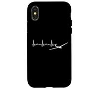 Custodia per iPhone X/XS Aviatore aliante piloti battiti cardiaci