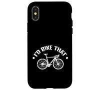 Custodia per iPhone X/XS Avventura in bicicletta I'd Bike That Always on the move
