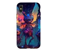 Custodia per iPhone X/XS Avventure da favola delle fate nella foresta mistica