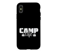 Custodia per iPhone X/XS Avventure in campeggio sotto le stelle