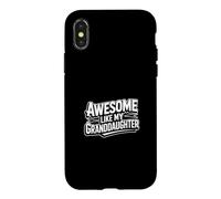 Custodia per iPhone X/XS Awesome Like My Granddaugther
