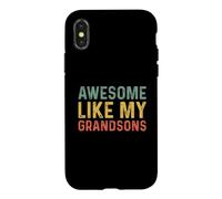 Custodia per iPhone X/XS Awesome Like My Grandsons