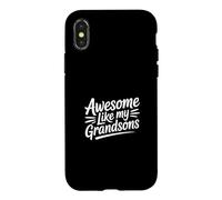 Custodia per iPhone X/XS Awesome Like My Grandsons