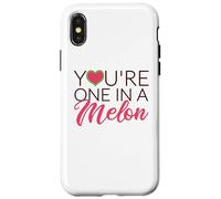 Custodia per iPhone X/XS Awesome Summer Fruits You're One in a Melon Watermelon